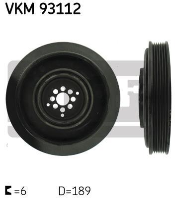 Poulie damper (Poulie de vilebrequin) SKF VKM 93112